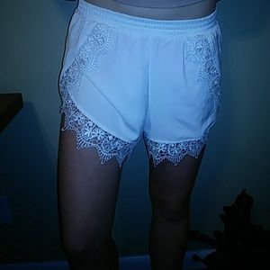White shorts